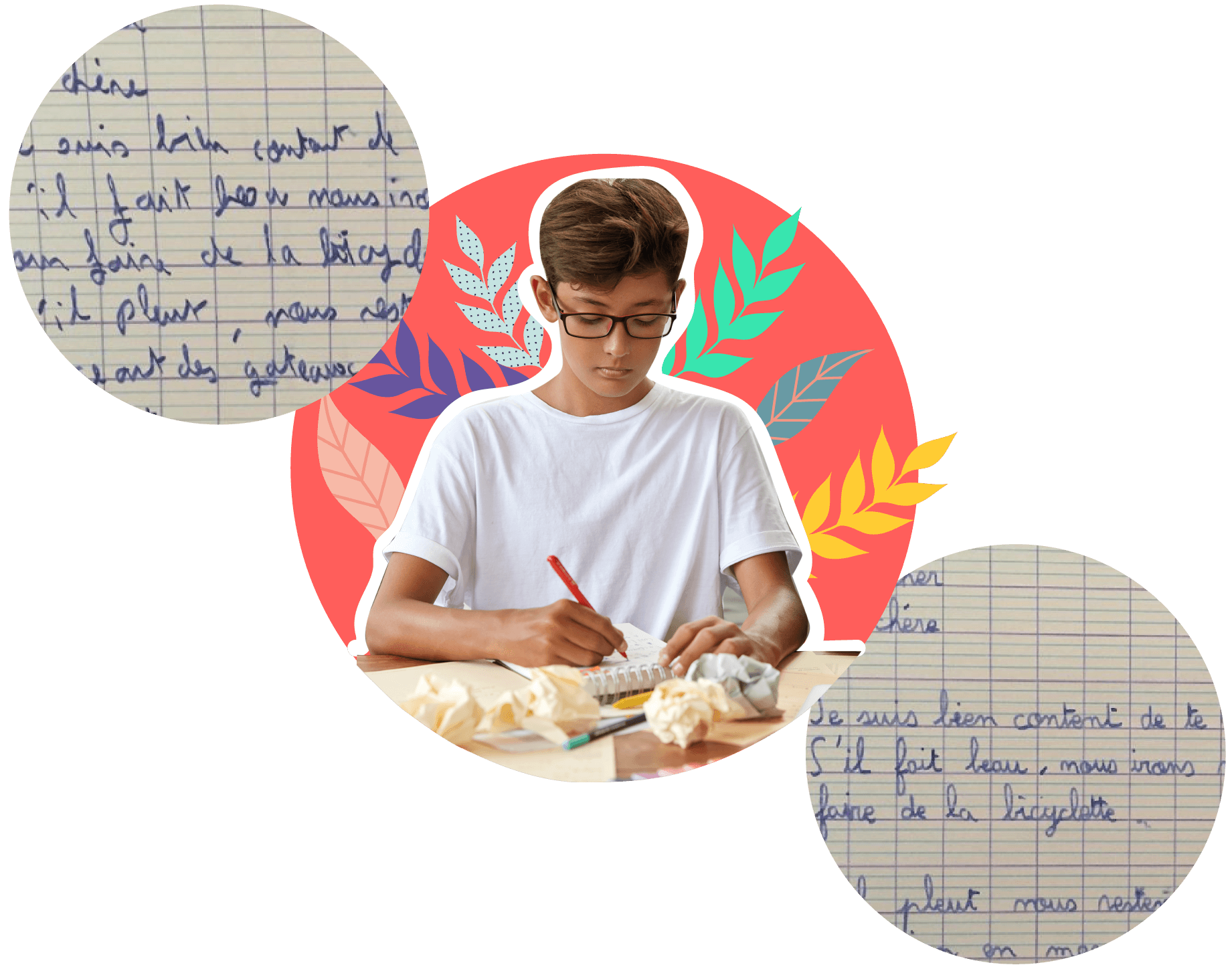 Gaëlle Legrand Fourès, enfant avec problème d'écriture à Brest_dysgraphie_dysorthographie