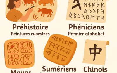 L’histoire de l’écriture : un voyage fascinant du dessin au mot.