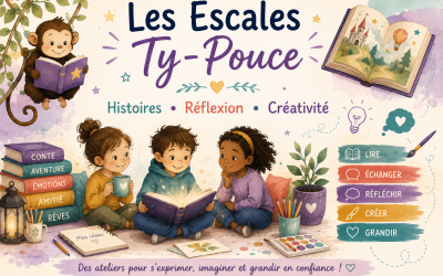 Les Escales Ty-Pouce : des histoires pour réfléchir, créer et grandir.